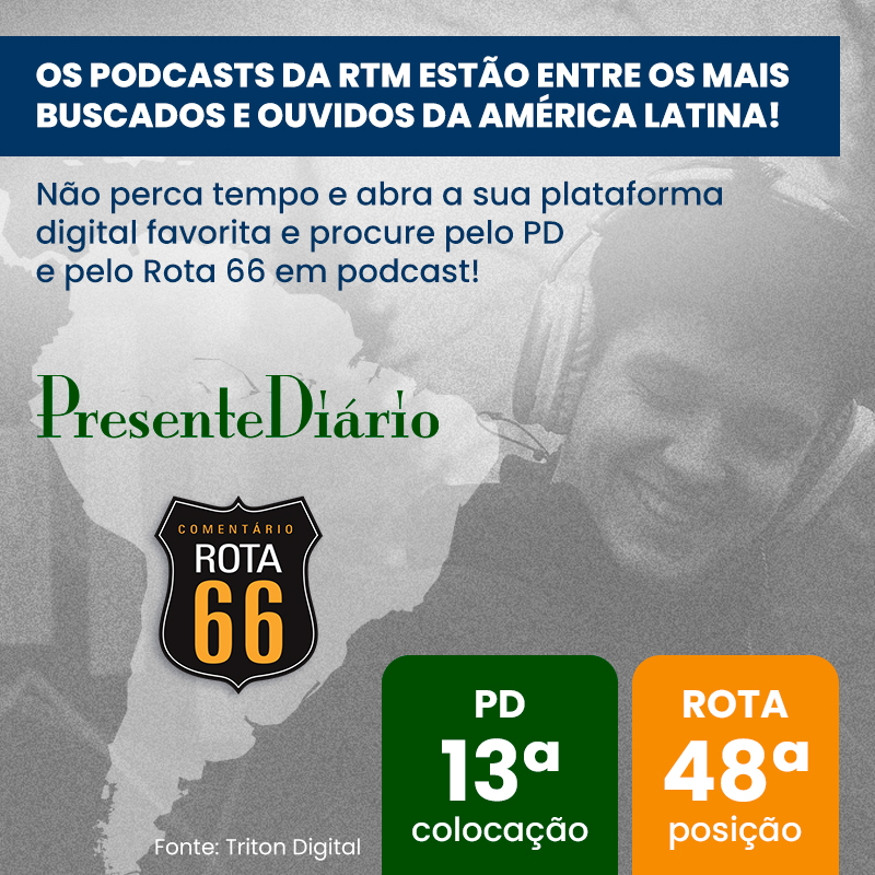 Podcasts da RTM em destaque